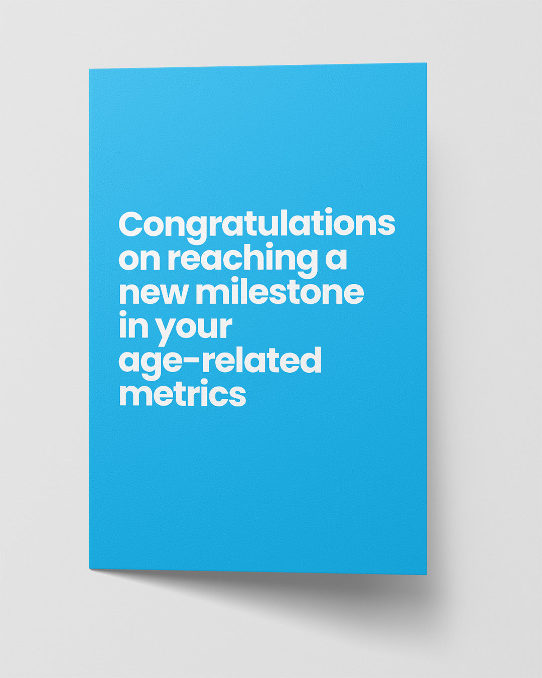 Milestone-Driven Birthday Card
