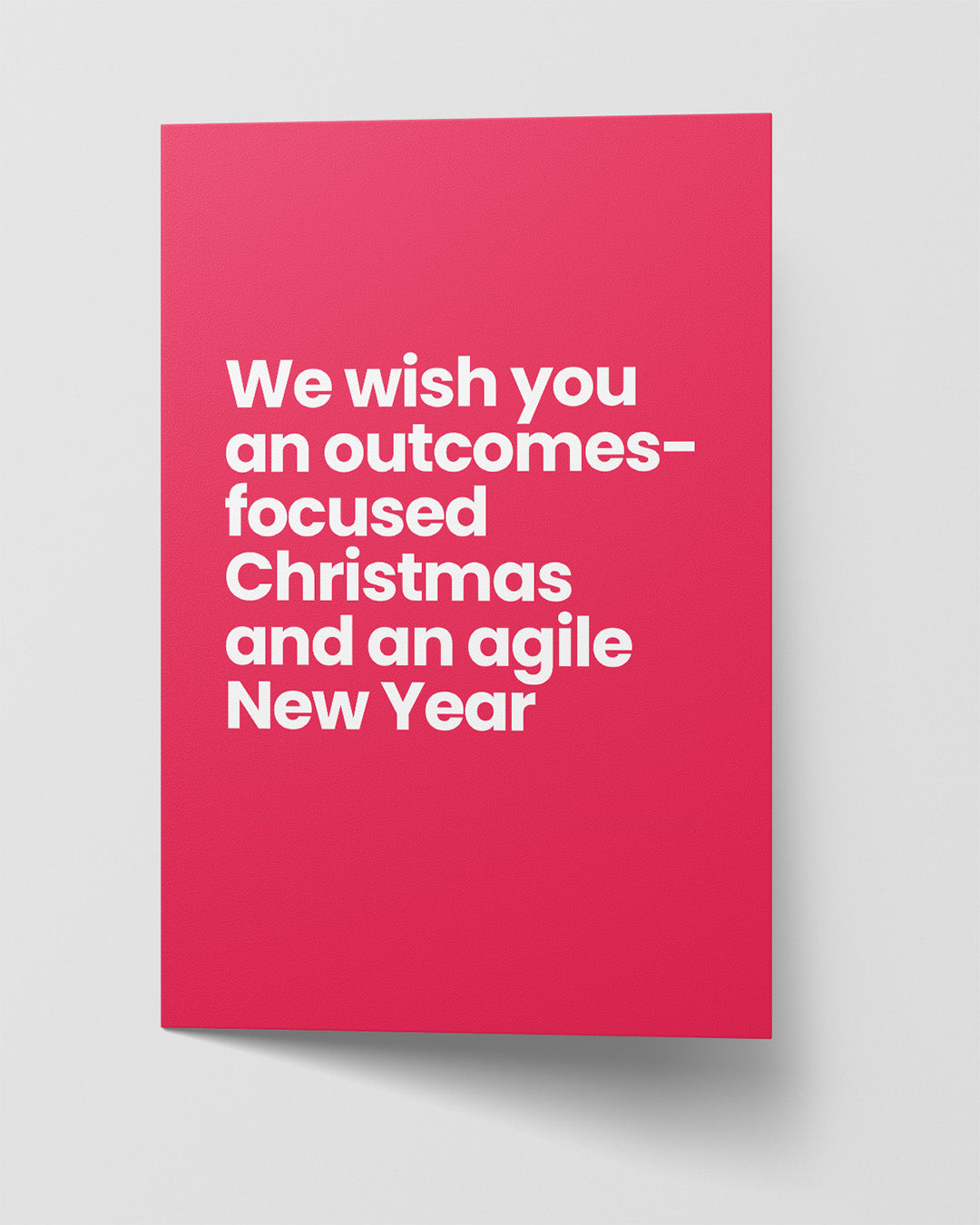 Outcomes-Focused Christmas Card