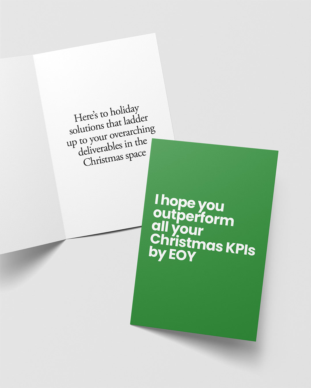 Performance-Driven Christmas Card