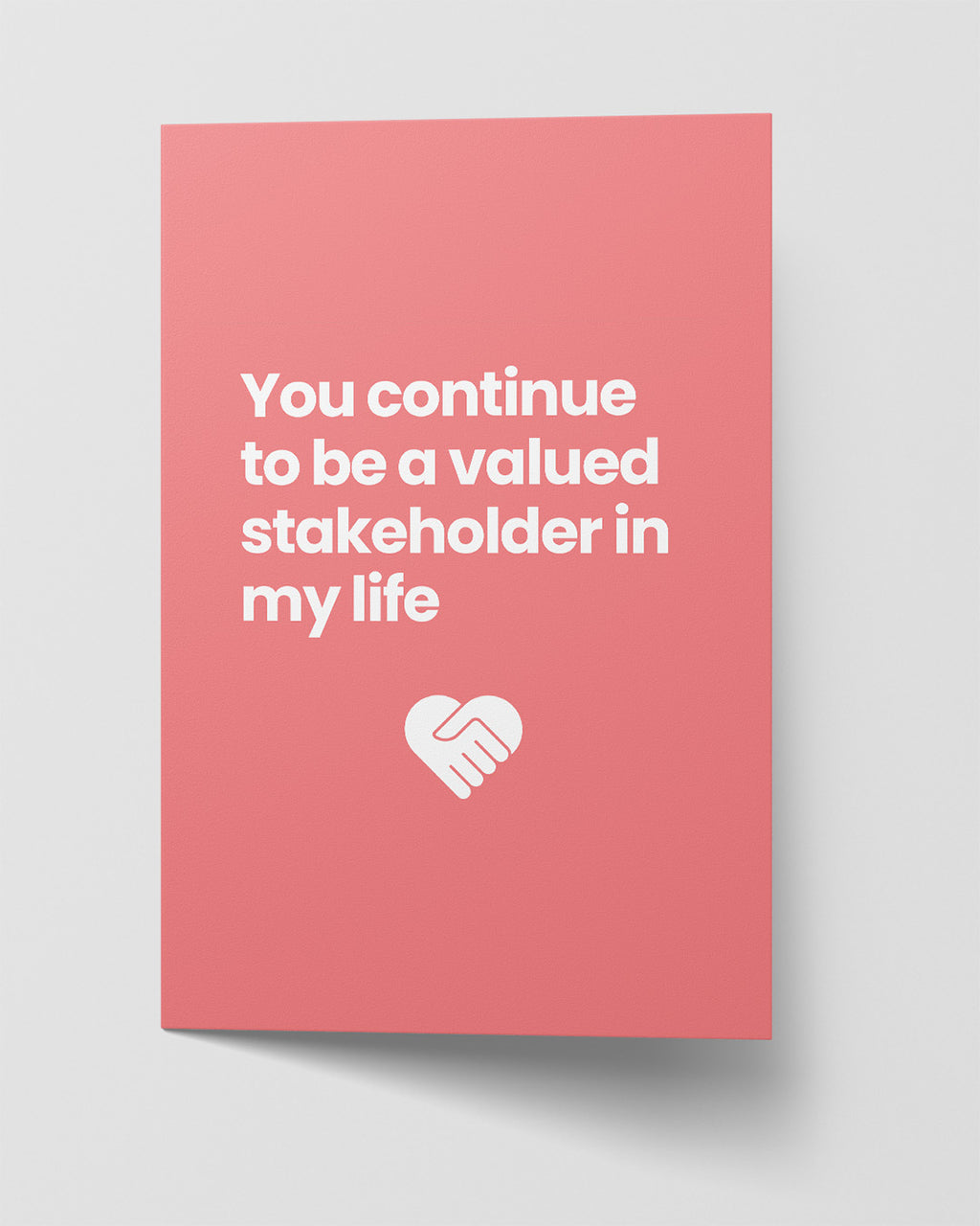 Stakeholder-Centric Romantic Card