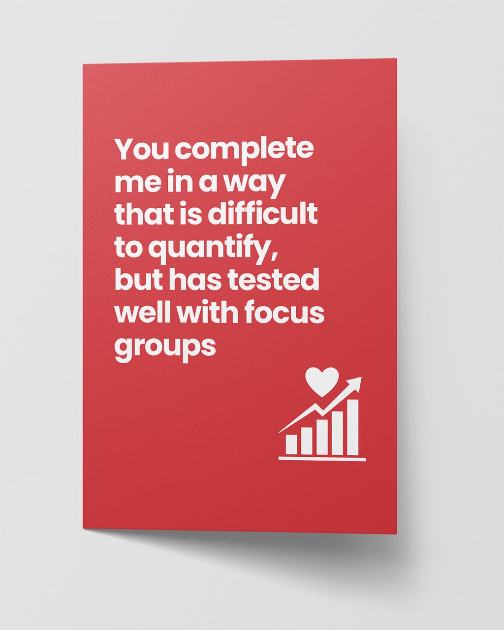 Data-Driven Romantic Card