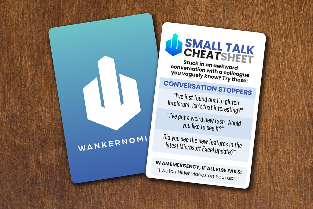 Wankernomics Lanyard - Small Talk